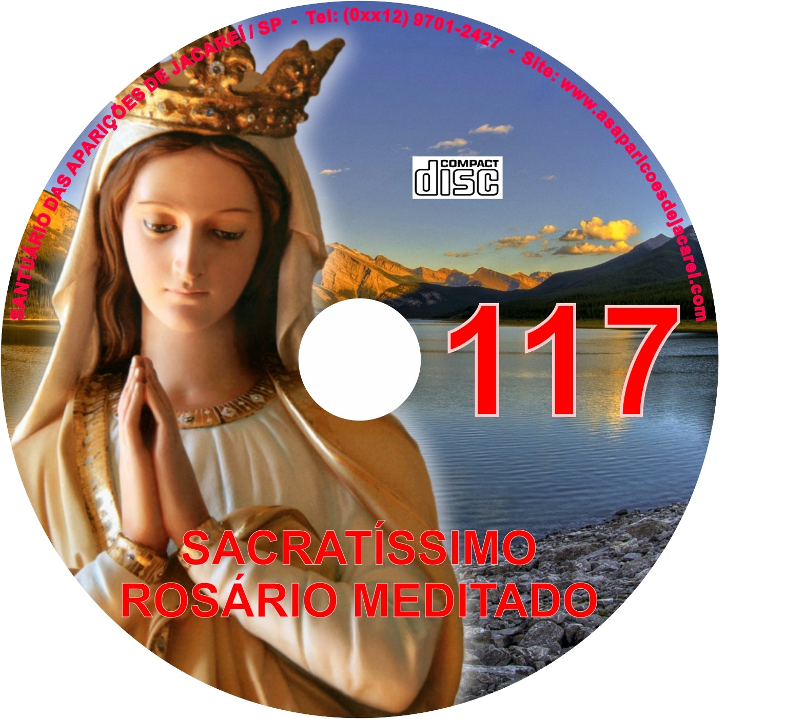 CD Rosário Meditado 117 CD Rosário Meditado 117